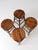 Vintage Wood Farmhouse Stools Set of 4 For Sale - Image 4 of 14