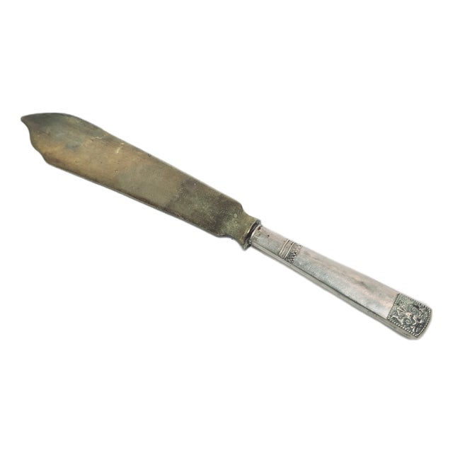 Silver Cake Knife, Poland, 1960s For Sale