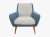 Armchair in Pigeon Blue-Light Gray, 1950s For Sale - Image 13 of 13