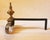 Metal Circa 1860-80 Pair of French Baroque Revival Cast Brass Andirons For Sale - Image 7 of 7