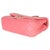 Animal Skin Pink Quilted Lambskin Pearl Crush Mini Rectangular Flap Bag For Sale - Image 7 of 9