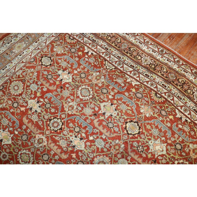 Textile Persian Antique Bidjar Rug For Sale - Image 7 of 18