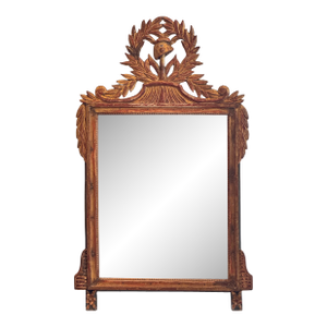 19th-Century Carved Giltwood Mirror