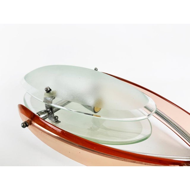 Two-Lights Pendant from Cristal Arte For Sale - Image 3 of 4