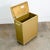 Mid-Century Modern Mid Century Modern Laundry Basket Metal Caddy Gold Vintage MCM Lift Top Bright For Sale - Image 3 of 10