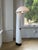 Alba floor lamp by Sergio Brazzoli & Ermanno Lampa for Harvey Guzzini, 1970s. Plastic housing with metal base.