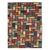 A vintage Turkish Anatolian accent rug handmade during the mid-20th century with a modern and colorful design in jewel...