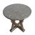 Round Stone Top Farm Side Table For Sale - Image 4 of 8