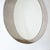Large Oval Steel Wall Mirror, 1970 For Sale - Image 4 of 9