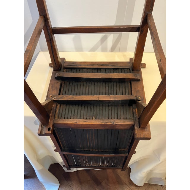 Set of Four Vintage Chinese Vernacular "Lamp-Hanger" Side Chairs For Sale - Image 12 of 18