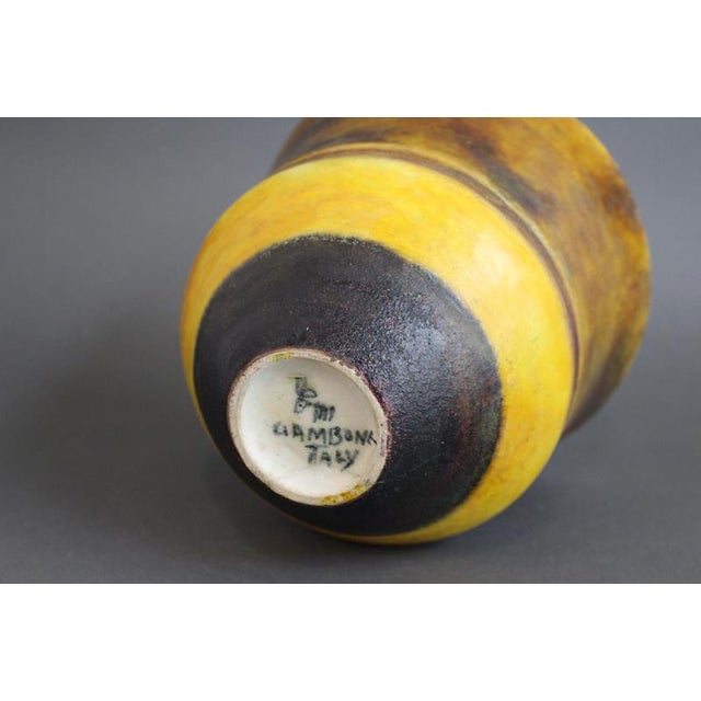 Vintage Italian Ceramic Cachepot by Guido Gambone, 1960s For Sale - Image 17 of 18