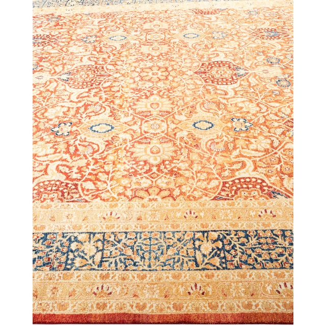 Solo Rugs Mogul, One-of-a-Kind Hand-Knotted Area Rug - Red, 8' 2" x 10' 7" For Sale - Image 4 of 8
