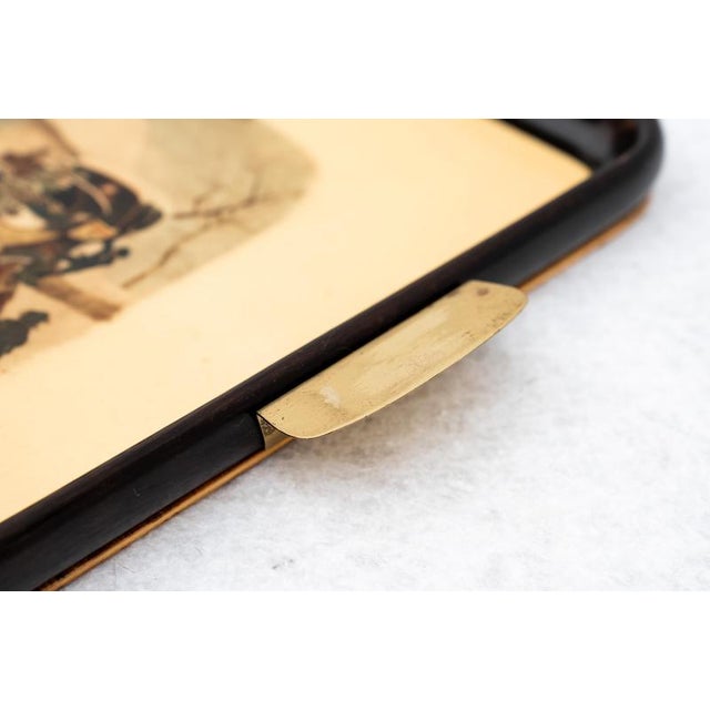 Vintage Lithographed Tray, 1950s For Sale - Image 3 of 6