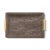 AERIN AERIN Faux Shagreen Small Vanity Tray, Chocolate For Sale - Image 4 of 4