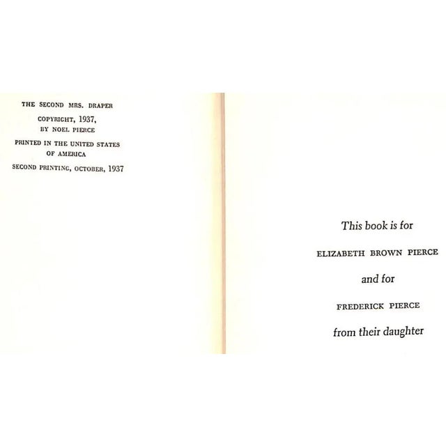 "The Second Mrs. Draper" 1937 Pierce, Noel For Sale - Image 4 of 5