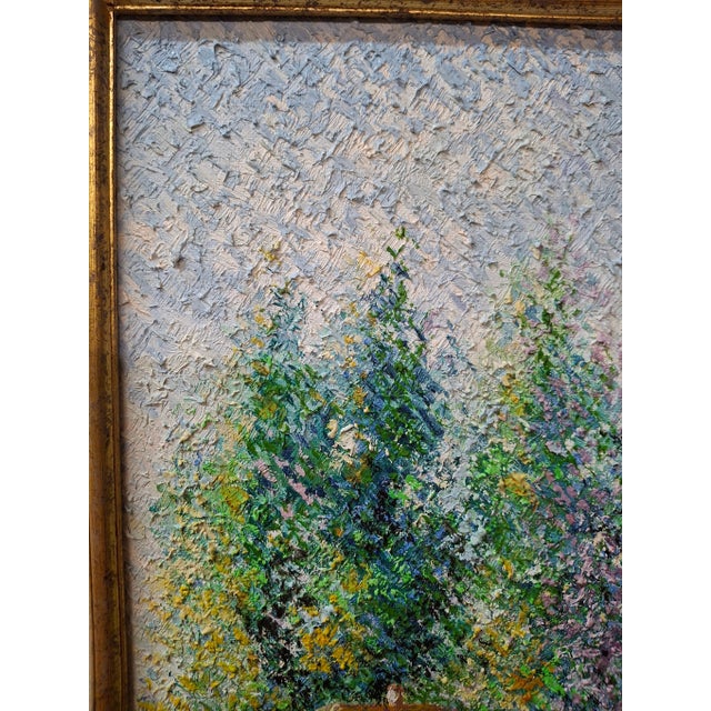 Lelia Pissarro "Steve, the Fisherman, on the River, Wallingford" Oil Painting, 1996 For Sale In San Francisco - Image 6 of 11