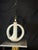 2000s Postmodern Sculptural White Ceramic Loop Table Lamp For Sale - Image 4 of 5