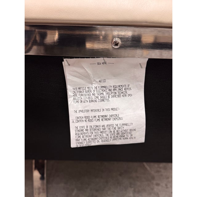 Williams-Sonoma James Leather Loveseat For Sale - Image 12 of 12