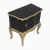 Metal Venetian Baroque Walnut and Walnut Veneer Nightstands, Set of 2 For Sale - Image 7 of 7