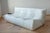 White Leather Togo Lounge Chair, Pouf and 3-Seater Sofa by Michel Ducaroy for Ligne Roset, Set of 3 For Sale - Image 15 of 18