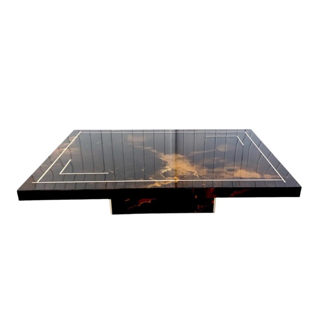 Vintage Coffee Table with Solar Decor For Sale - Image 12 of 12
