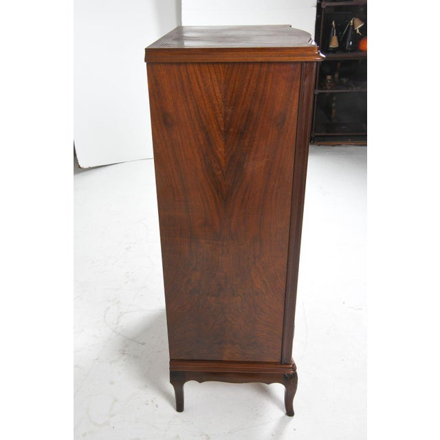 Wood Vintage Danish Walnut Wardrobe Cabinet, 1960s For Sale - Image 7 of 12