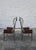 Global Views Global Views Metal and Leather Wingback Armchairs - A Pair For Sale - Image 4 of 9