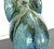 1970's Hollywood Regency Large Green Glaze Ceramic Elephant Symbolizing Good Fortune and Positive Energy For Sale - Image 11 of 14