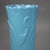 Abingdon Art Pottery Blue Umbrella Stand with Embossed Marsh Scene & Stork C1940 For Sale - Image 4 of 7