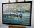 Impressionist Oil Painting Ships at the Dock in a Calm Sea Yuriy Suprunchuk For Sale - Image 3 of 11