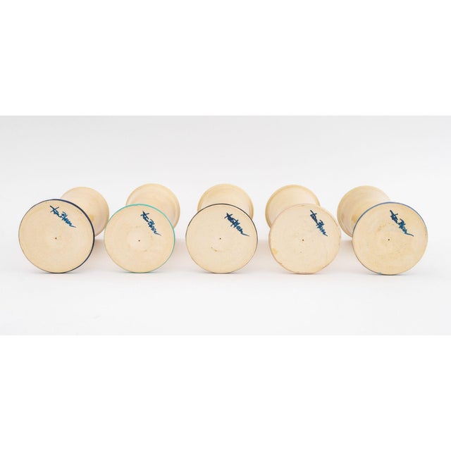 Southwestern Glazed Art Pottery Tableware, 24 Pcs. For Sale - Image 12 of 18