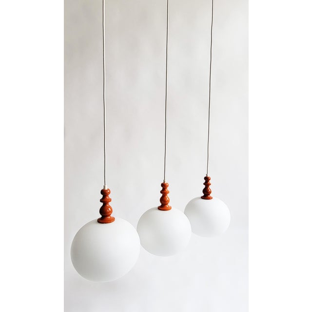 1960s Vintage Space Age Pendant Light by Richard Essig, 1960s For Sale - Image 5 of 13