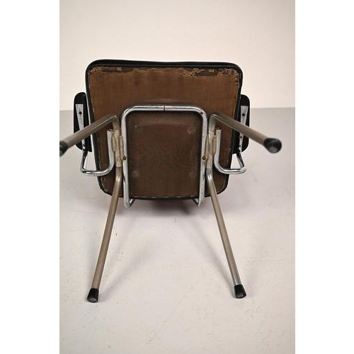 Black Tubular Frame Chairs, Set of 2 For Sale - Image 8 of 11