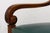 Early 19th Century French Empire Walnut Sofa in Forest Green For Sale - Image 9 of 18