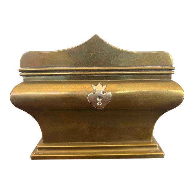 Austrian Bombe Form Dinanderie Tobacco Box, 19th Century or Earlier For Sale