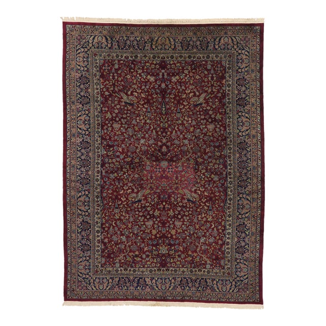 Antique Indian Agra Rug - 09'11 x 13'10 For Sale