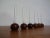 Mid-Century Modern Danish Teak Candleholders, 1960s, Set of 6 For Sale - Image 3 of 14