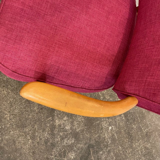 Mid-Century Modern Heywood Wakefield Attributed Armchair For Sale In Cleveland - Image 6 of 10