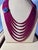 480 Ct 7 Layer Natural Smooth Ruby Bead Necklace 14k Gold Sapphire Diamond Clasp For Sale In New York - Image 6 of 18