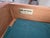French Provincial 1950s Herman Couch Console Table Solid Oak Three Drawers No Mirror For Sale - Image 3 of 8