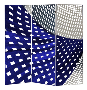 Blu Di Prussia Otto Room Divider in Powder-Coated Aluminum by Altreforme