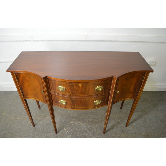 Hickory Chair Historical James River Plantation Flame Mahogany Inlaid