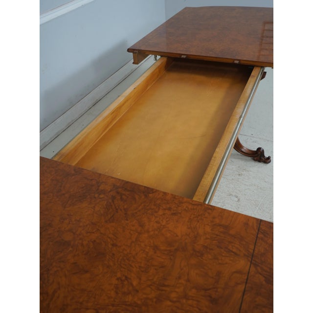 Italian Continental Style Carved Dining Room Table For Sale - Image 9 of 18