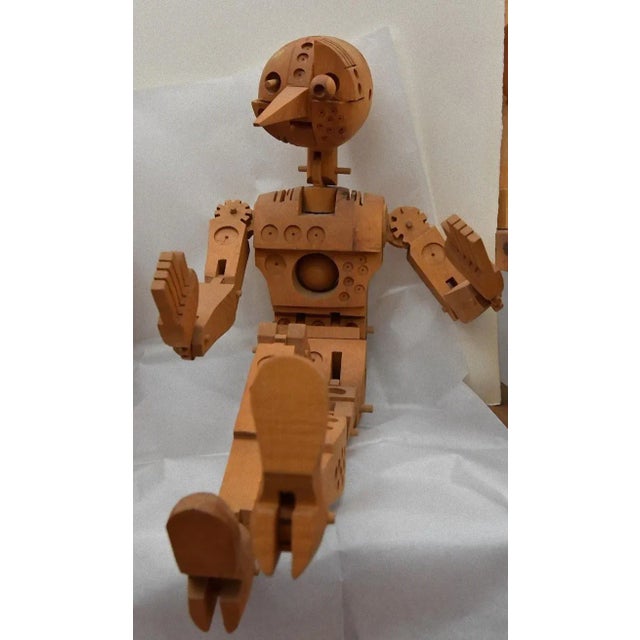 Ferdinand Codognotto, Technological Pinocchio, Wooden Sculpture, 2007/2008 For Sale - Image 4 of 5