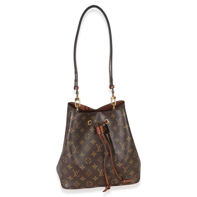 Brown Caramel Monogram Canvas NeoNoe MM For Sale - Image 8 of 9