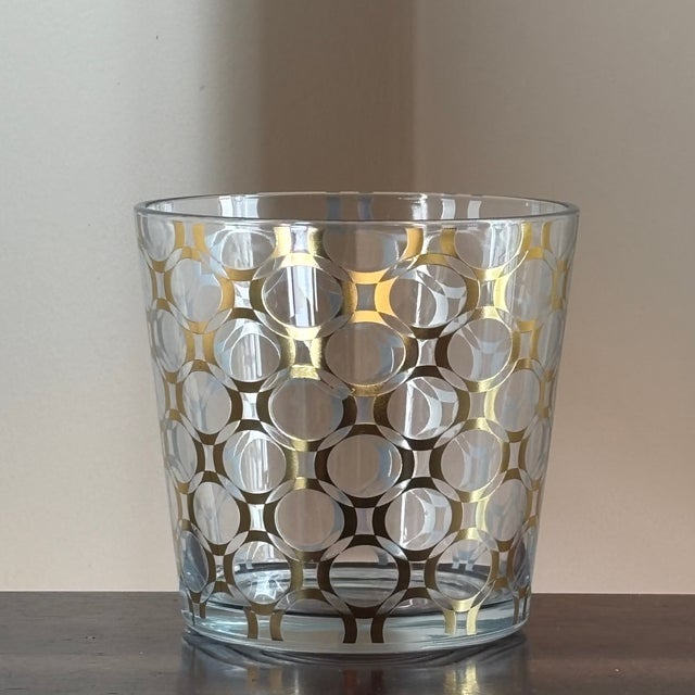 Vintage Mid-Century Modern-Style Glass Wine Cooler For Sale - Image 15 of 17