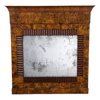 Large 19th Century Briar Mirror For Sale