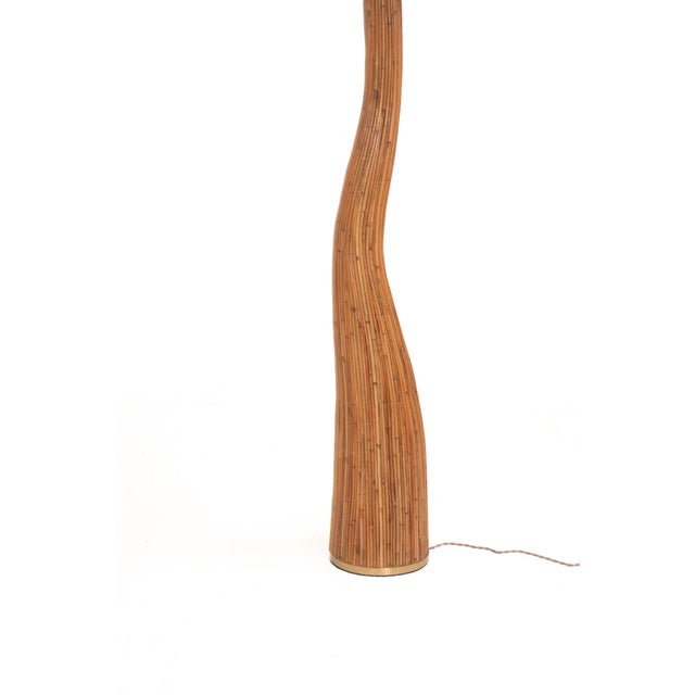 Mid-Century Modern Shroom 003 Pencil Reed Floor Lamp For Sale - Image 3 of 7