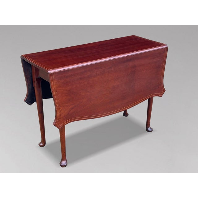 Antique George III Mahogany Drop-Leaf Table, 1790 For Sale - Image 4 of 8