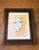 Peach Abstract Portrait by Mina Mös For Sale - Image 8 of 11